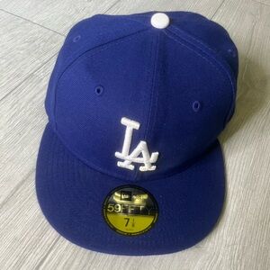 New Era MLB 59Fifty Snapback Cap Los Angeles dodgers 7 1/8 blue